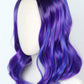 Linfairy Kids Child Purple Dye Wig Halloween Costume Cosplay Wave Wig