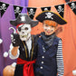 Tatuo 60 Pcs Pirate Banner Skull Halloween Pirate Flag Birthday Party Decorations Jolly Roger Ship Triangle Pennant Bunting Deco