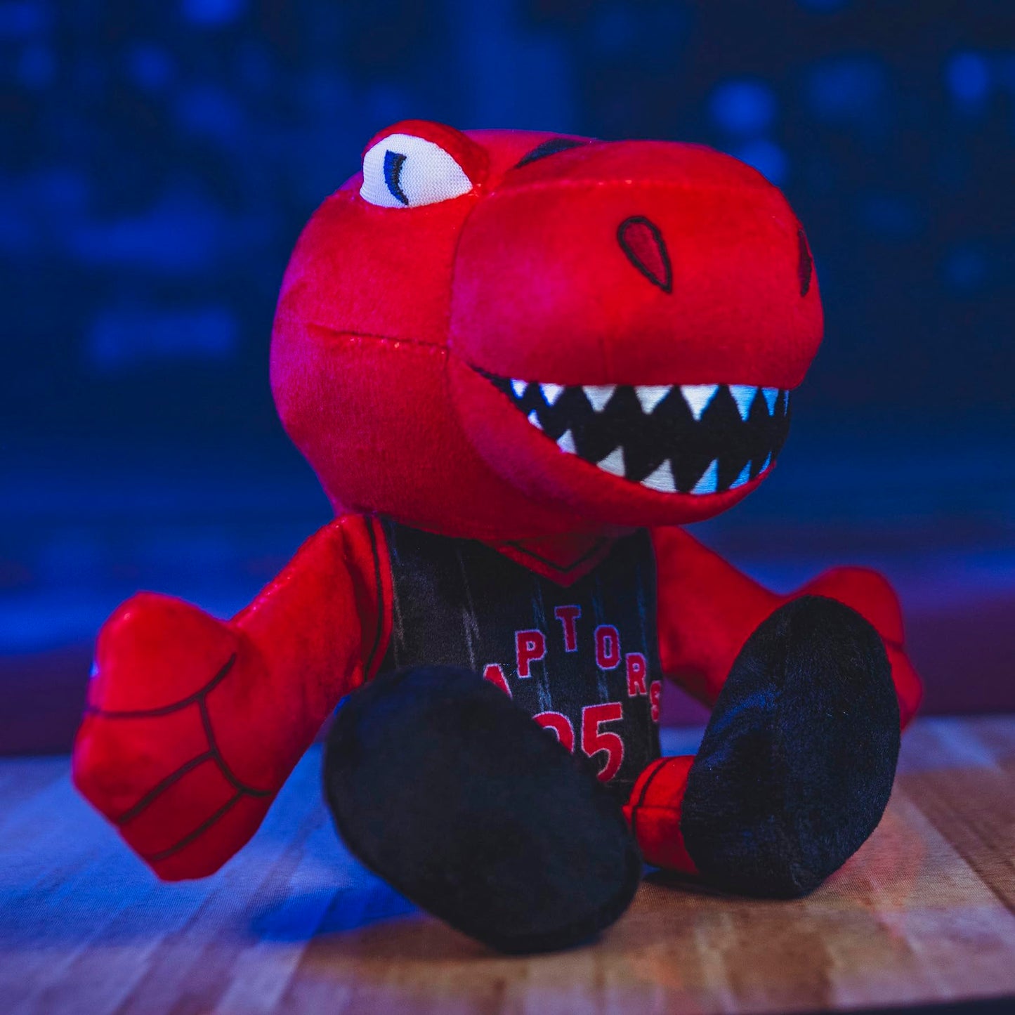 Bleacher Creatures Toronto Raptors Raptor Plush 8" Chibi Mascot - Soft Crystal Velboa Polyester