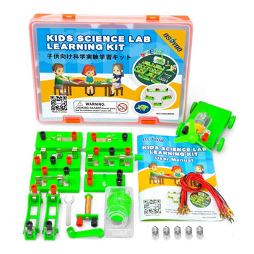 Osoyoo Kids Electricity Science Kit,Hands-On Electricity And Magnetism Experiments For Kids 6-15