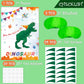 Pin The Tail On The Dinosaur Game -Dinosaur Party Games For Kids Boys With 21'' X 28'' Poster, Reusable Tails Party Supplies For