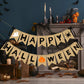 Happy Halloween Burlap Banner Happy Halloween Decorations, Halloween Party Banner Burlap For Halloween Haunted Houses Home Indoor Mantle Decor Pumpkin Witch Halloween Party Decorations