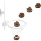 Fairly Odd Novelties Poop Shoot  The Novelty Poop Basketball Game Funny Bathroom & Toilet Sports Gag Gift Set