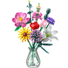 Flowers Bouquet Building Sets, 10 Pieces Of Never-Fading Flowers, Diy Creative Building Blocks,Ideal For Kids 6 For Valentine'S