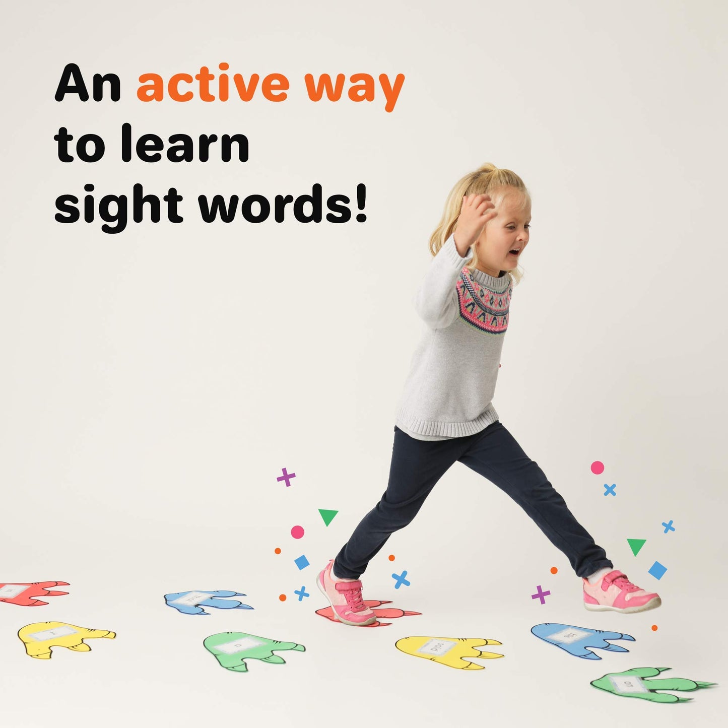 Barnacle Toys Dino Stomp  Dolch Sight Words Flash Cards Kindergarten Learning Games  Learning to Read for Kids Ages 5-7  1st Grade Learning Materials  Reading Games for Kids Ages 4-8