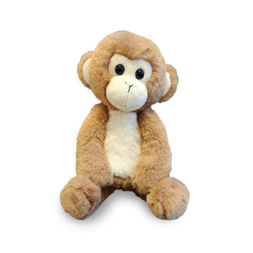 World's Softest Plush MoMo Monkey Stuffed Animal - Medium 10" Huggable Toy, Multicolor, Kid-Friendly Polyester, Model WS01141-0016