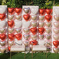 Lovoir 10 Pcs Silver Pearl Pink Heart Shape Foil Mylar Balloons 18 Inch Love Balloons For Valentine'S Day Birthday Party Decorat