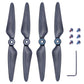Bwine Drone Blades for Bwine F7, 4 Pcs Original Propeller, RC Drone Quadcopter - Black