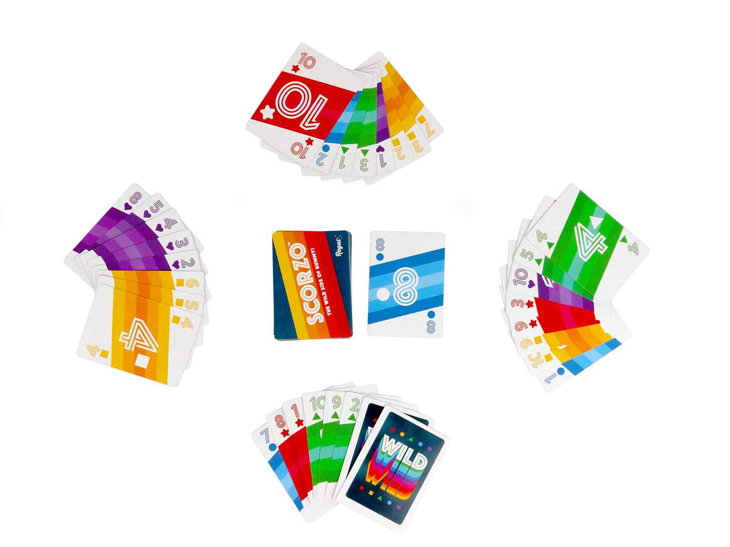Regal Games - Scorzo - Rummy Card Game - Family Fun Friendly - 2-6 Players Ages 8+