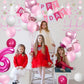 Sweet 6Th Birthday Decorations For Girls, Pink And White 6 Happy Birthday Balloons,6Th Birthday Party Supplies For Daughter Her