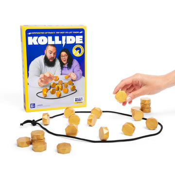 Kollide Magnetic Chess Game by WHAT DO YOU MEME? - Strategy Board Game for Kids & Adults, Easter Basket Stuffer, Blue
