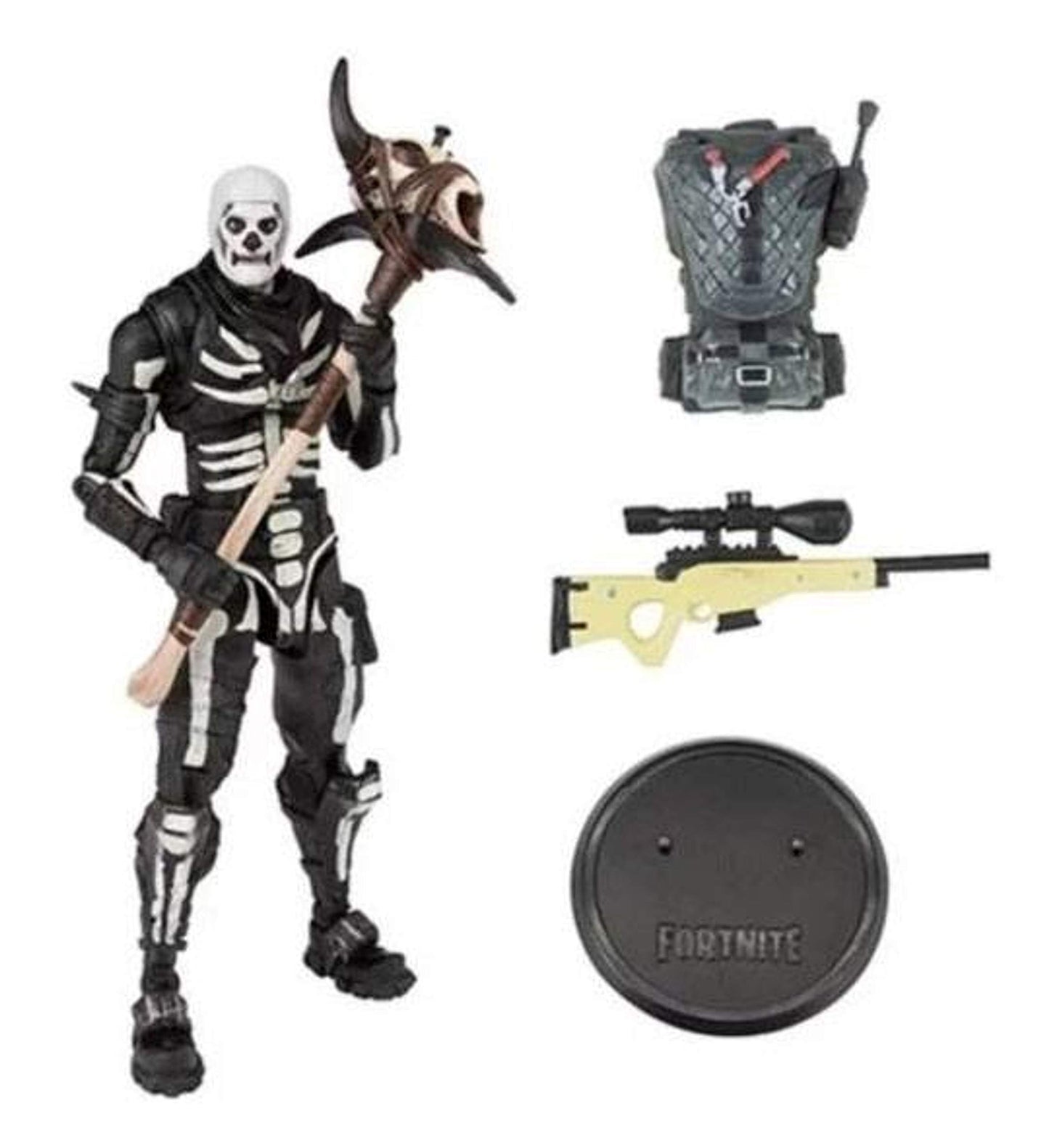 McFarlane Toys Fortnite Skull Trooper Action Figure, One Size, Multi-colored, Plastic, Model MCF10602-2