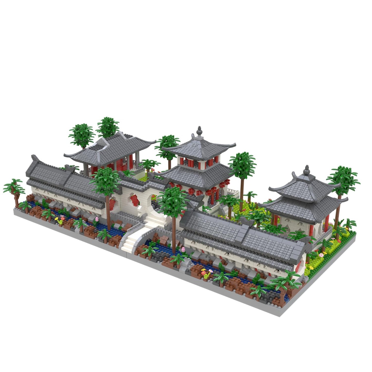 Kadablk Architecture Chinese Style Of Suzhou Garden,Set 1 Front Courtyard, Micro Block,Classical Famous Building Block Set,4222 Pcs For Adults And Teens