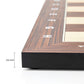 Woodronic 16' Chess Board, Cassia Siamea And Maple Wooden Tournament Chessboard With 1.6' Squares, Ideal Gifts For Professional Chess Players