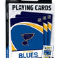 Masterpieces Family Games - Nhl St. Louis Blues Playing Cards - Officially Licensed Playing Card Deck For Adults, Kids, And Fami