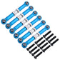 6PCS Adjustable Hobbypark Aluminum Steering Linkage Servo Link Pull Rod Turnbuckle A959-03 Metal for WLtoys A959 A969 A979 1/18t