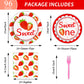 Gisgfim 96 Pcs Strawberry Birthday Party Supplies Paper Plates Napkins Strawberry 1St Birthday Tableware Set Summer Sweet Berry