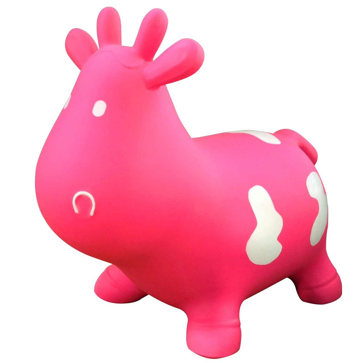 AppleRound Inflatable Space Hopper Bouncy Cow - Pink, PVC Material, Ride-on Toy