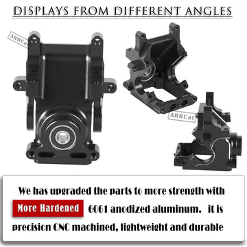 Aluminum Gearbox Case Upgrade Parts for 1/7 1/8 ARRMA 6S BLX Typhon Kraton Notorious Outcast Mojave Infraction Felony Talion Lim