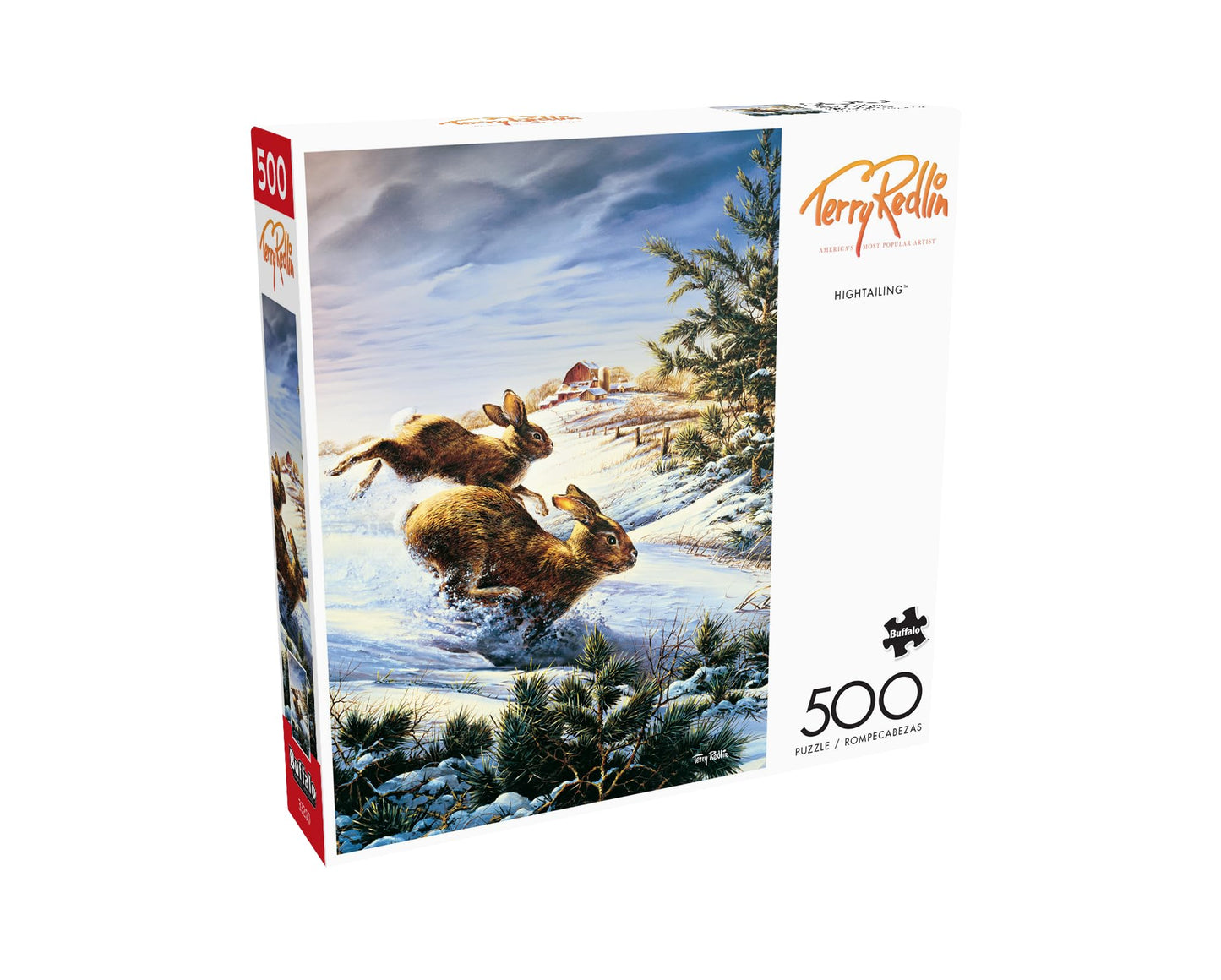 Buffalo Games - Terry Redlin - Hightailing - 500 Piece Jigsaw Puzzle For Adults -Challenging Puzzle Perfect For Game Nights - Finished Size Is 21.25 X 15.00