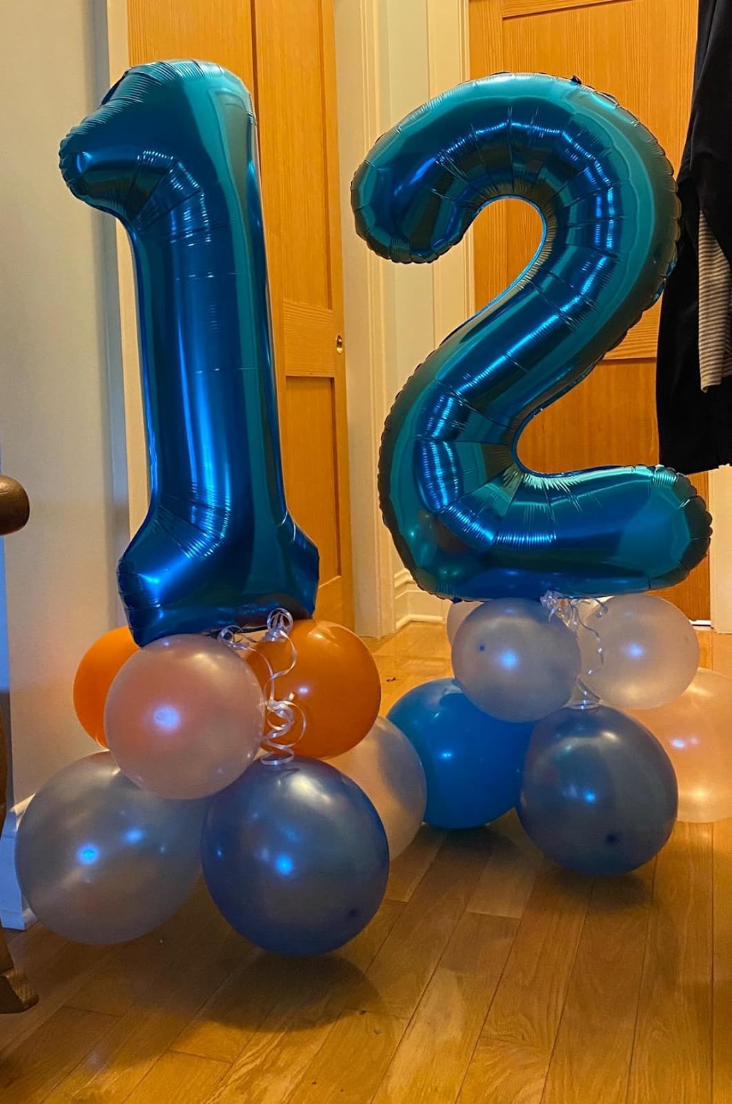 40 Inch Navy Blue 1 Balloon For First Birthday, Blue One 1St Number Balloon Birthday Decorations For Man, 10Th 21St, Giant Numbe