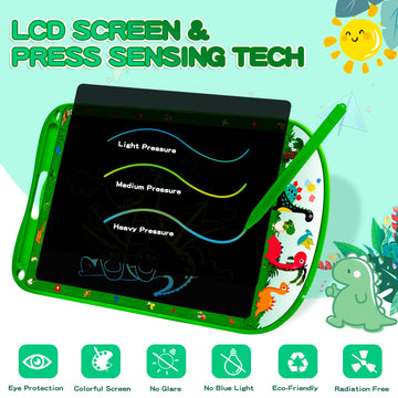 2 Pack Lcd Writing Tablet For Kids,10 Inch Colorful Doodle Board Drawing Pad For Kids Sensory Toys Educational Erasable Sketch P
