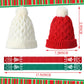 4 Pack Doll Clothes Christmas Mini Snowman Hats Scarf, Santa Knit Hat Christmas Tree Scarf For Doll Elf Santa Mini Snowman (Clas