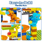 Anpcso Marble Run Building Blocks, Dinosaurs Marble Track Toy Classic Large Bricks for 3 4 5 6 7 + Year Old Boys Girls Kids, Bri