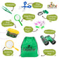 Cheerful Children Toys enhanced Quality Bug Catching Kit - 19 Pcs Kids Explorer Kit - 3-7 Kids Adventure Kit Include Safari Vest  Hat & Extra Sturdy Accessories - Ideal Educational Gift - Learn & Play