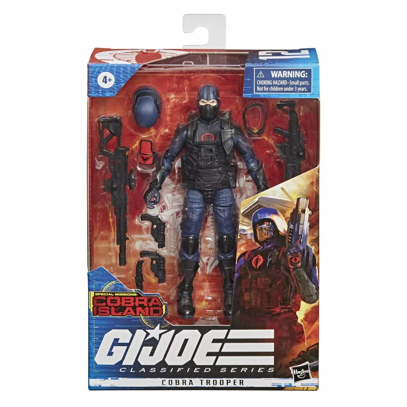 G.I. Joe Cobra Trooper - Classified Series Exclusive 9.02" Action Figure, Multi-color, Model F01485L00