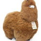 AlpacaNext Llama Stuffed Animal - 18 inch. Cute  Soft and Cuddly Alpaca Plush Toy Handcrafted on Real Alpaka Natural Fur (18 inches  Brown)