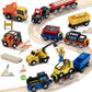 Giant Bean 12Pcs Vehicles Battery Operated Train Car Set, Magnetic Mini Construction Set For Wooden Train Track, Bulk Car Toys For Toddlers Boys Girls Kids 3 4 5, Fits For Most Brands