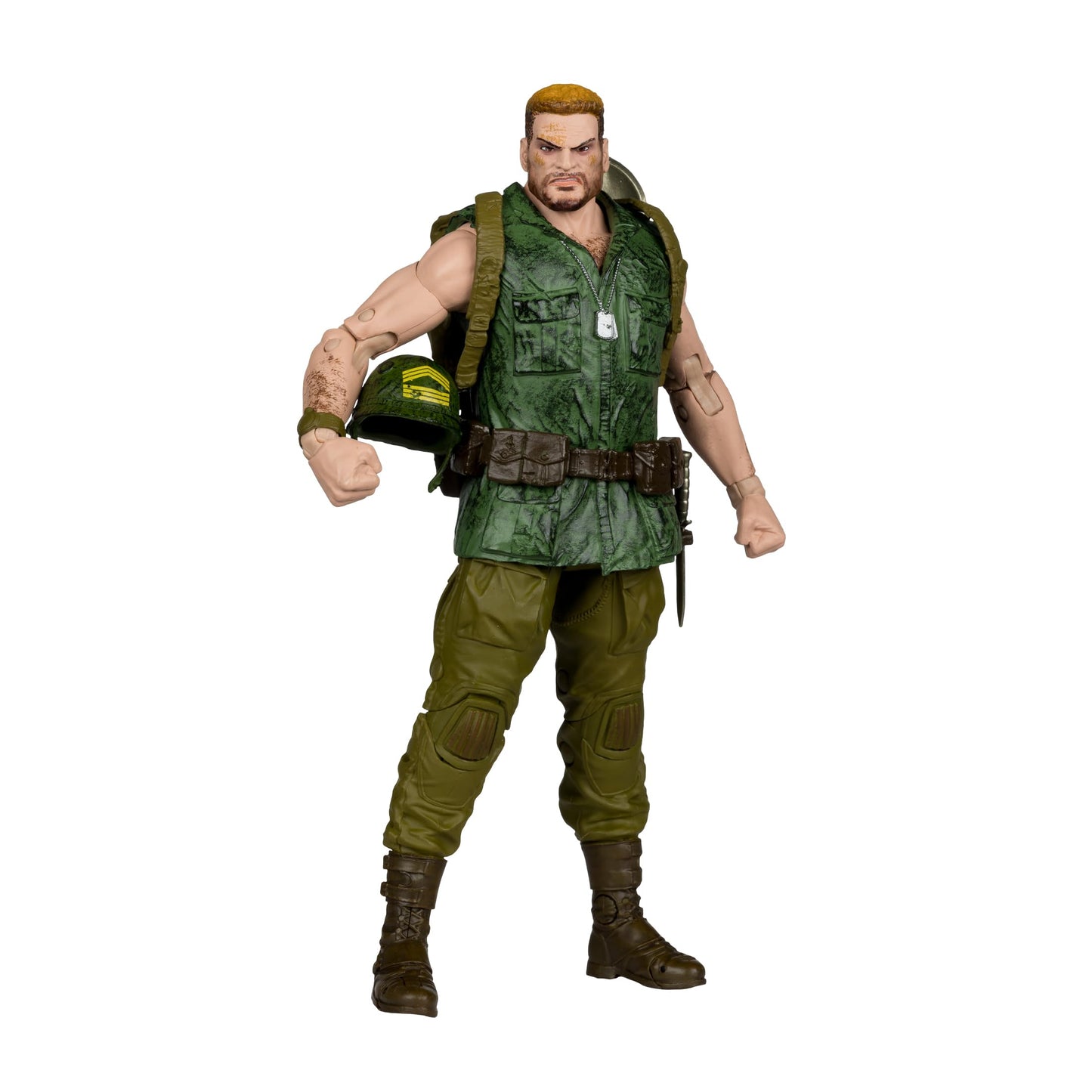 McFarlane Toys DC Multiverse Sergeant Rock 7in Figure - Collector Edition #14, Multicolor, Plastic