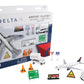 Daron Delta Airlines 12 Piece Playset (Color Of The Content May Vary)