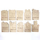 Cliths Set Of 10 Diy Wooden ValentineS Cards Craft Kit For Kids & Adults, Animal Design Cards For Painting & Coloring, Perfect 