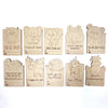 Cliths Set Of 10 Diy Wooden ValentineS Cards Craft Kit For Kids & Adults, Animal Design Cards For Painting & Coloring, Perfect 