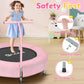 Bcan 36'' Mini Folding Ages 2 To 5 Toddler Trampoline With Handle For Kids, Indoor/Garden Toddlers Trampoline With Super Safe Co