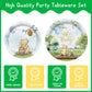 150Pcs Winnie Bear Baby Shower Table Decorations Pooh Plates Napkins Birthday Party Supplies Paper Tableware Set Cups Forks Wate