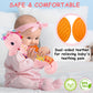 Fuzqq Baby Girl Toys 0-6 Months,Infant Musical Stuffed Animals Soft Toy With Bright Colors,Crinkle Sound Paper, Multi-Textures &