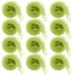 Jmkcoz 12Pcs Square Juggling Silk Dance Scarves Magic Tricks Performance Props Accessories Movement Scarves Rhythm Band Scarf (Dark Green)