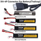 Tosiicop 11.1V Battery Charger Airsoft - 2A 1500mAh USB Chargers with XH-4P Plug Gel Blaster 3S Lipo Battery 11.1 Volt Li-ion Ba
