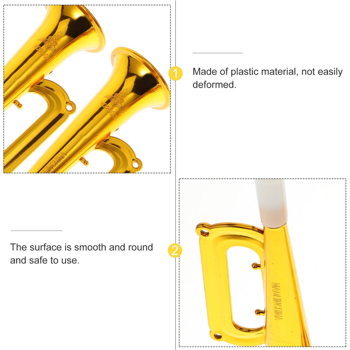 Toyvian Childrens Trumpet Childrens Trumpet Toy 14pcs Plastic Trumpet Kids Trumpet Instrument Party Noise Makers Kids Birthday P