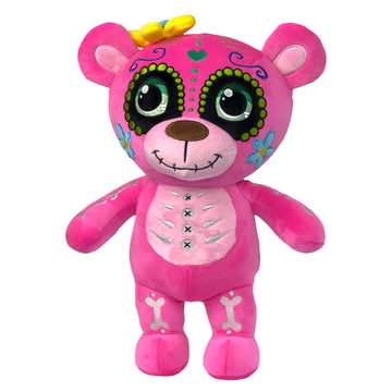 Fluffaroo Sugar Skull Teddy Bear (Mirage Black)