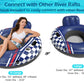Jasonwell Inflatable River Tube Float - Heavy Duty River Float Pool Floats Lake Premium Water Tubes For Floating Recreational River Raft Lounge Floaties With 2 Cup Holders For Adult