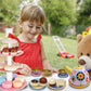 Hummigoo Tea Party Set For Little Girls, Pretend Dessert Food Set For Kids Age 3 4 5 6 7 8 9, Kids Kitchen Pretend Play Dessert