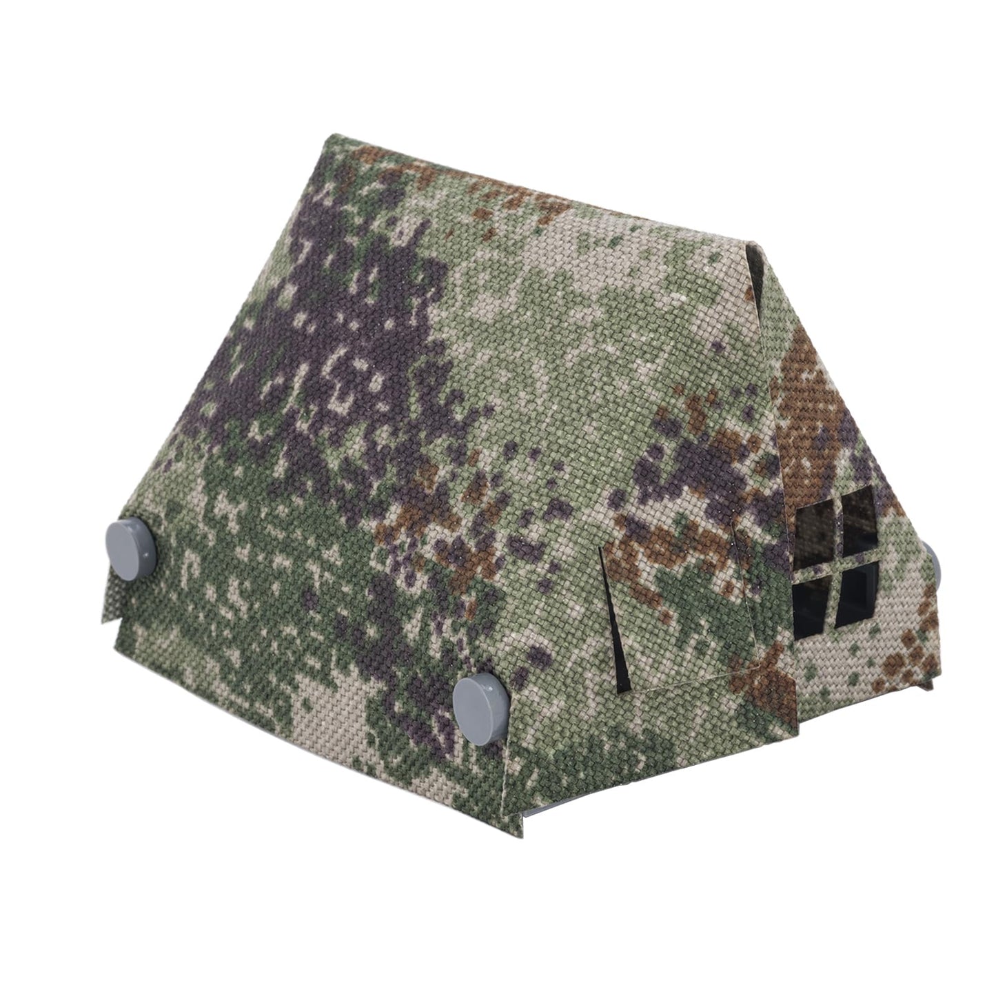 HIMIRICH WW2 Military Tent Building Blocks Model  Military  Toys for Kids 3+ Years  Compatible with Mini Figure Brick Toy(Army Green)