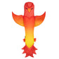 Big Joe Pool Pals No Inflation Needed Animal Floating Pool Toy, Phoenix Shape Mesh, Quick Draining Fabric, 4.5 feet
