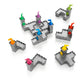 SmartGames Tower Stacks 3D Logic Puzzle Game, 80 Challenges, Multicolor, Plastic, 24 cm x 9 cm x 17 cm, Ages 7+