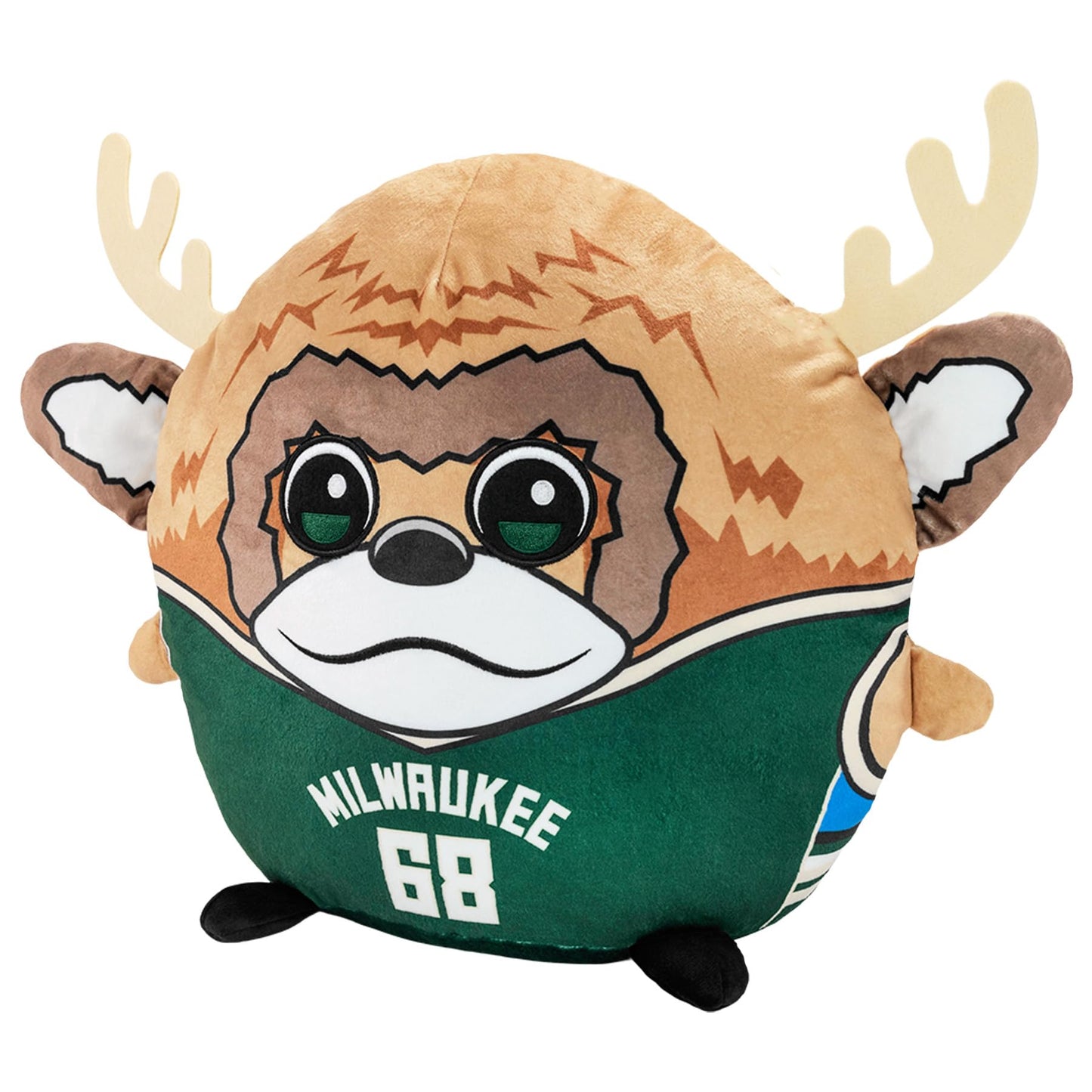 Sleep Squad Milwaukee Bucks Bango 12'' Mascot Kiri Cloud Plushie - Official Nba Plush