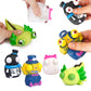 Zaleny 4 Pcs Squeeze Toys Eye Popping Toy Stress Relief Tool Toys for Kids mature-themed Hand Fidget Toys Halloween Party Favors
